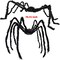 2 Pieces Giant Spiders Halloween Decorations Outdoor Indoor 6.5Ft Extra Large Poseable Fuzzy Black Spider Scray Party Favor Haunt House Home Garden Web Decor